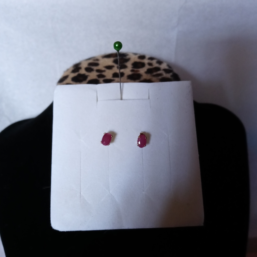 Ruby Stud Earrings! - image 3
